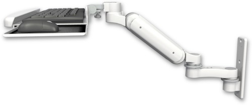 [UL180H-W3-KUB-AS1] AccessMount™ Ultra 180 Heavy Duty Arm wall mount with a wrist-rest keyboard tray and an 6" arm