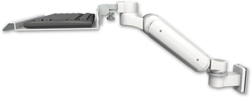[UL180H-W5-KU12] AccessMount™ Ultra 180 Heavy Duty Arm 3.5" wall mount with a 12" keyboard tray