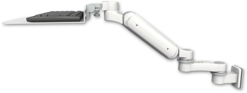 [UL180H-W5-KU12F-AS1] AccessMount™ Ultra 180 Heavy Duty Arm 3.5" wall mount with a 12" flat keyboard tray and an 6" arm