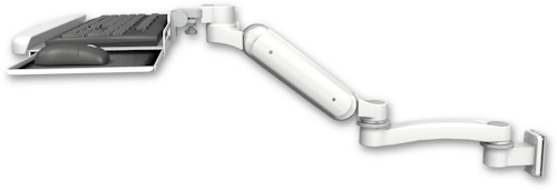 [UL180H-W5-KUB-A1] AccessMount™ Ultra 180 Heavy Duty Arm 3.5" wall mount with a wrist-rest keyboard tray and an 11" arm