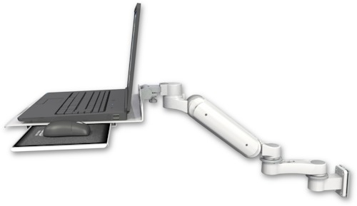 [UL180H-W5-LUS-AS1] AccessMount™ Ultra 180 Heavy Duty Arm 3.5" wall mount Laptop tray with slider and an 6" arm