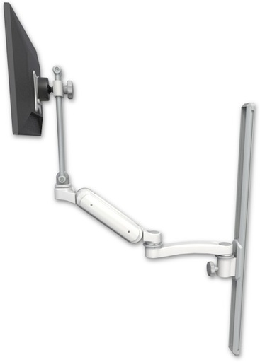 [UL180HEV7-T36-A1] AccessMount™ Ultra 180 Heavy Duty Arm with EV710 monitor mount mount on a 36" wall track slider and an 11" arm