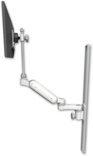 [UL180HEV7-T36-AS1] AccessMount™ Ultra 180 Heavy Duty Arm with EV710 monitor mount mount on a 36" wall track slider and an 6" arm