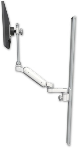 [UL180HEV7-T50-AS1] AccessMount™ Ultra 180 Heavy Duty Arm with EV710 monitor mount mount on a 50" wall track slider and an 6" arm