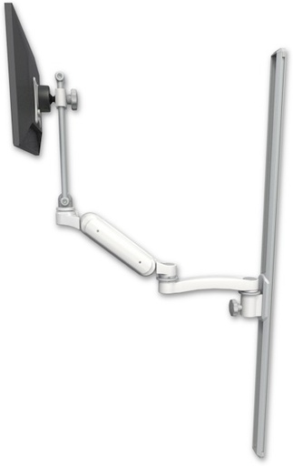 [UL180EV7-T50-A1] AccessMount™ Ultra 180 Arm with EV710 monitor mount mount on a 50" wall track slider and an 11" arm