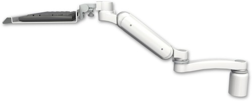 [UL180H-D3-KU12-A1] AccessMount™ Ultra 180 Heavy Duty Arm desk mount with a 3" riser, a 12" keyboard tray, and an 11" arm