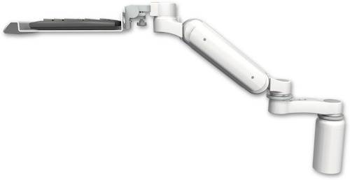 [UL180H-D5-KU12-AS1] AccessMount™ Ultra 180 Heavy Duty Arm desk mount with a 5" riser, a 12" keyboard tray, and an 6" arm