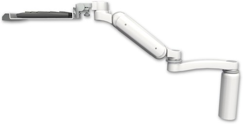 [UL180H-D7-KU12-A1] AccessMount™ Ultra 180 Heavy Duty Arm desk mount with a 7.5" riser, a 12" keyboard tray, and an 11" arm
