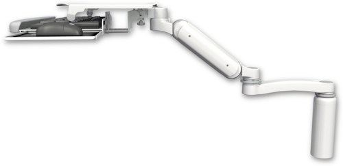 [UL180H-D7-KUS-A1] AccessMount™ Ultra 180 Arm desk mount with a 3" riser, a 12" keyboard tray, and an 11" arm