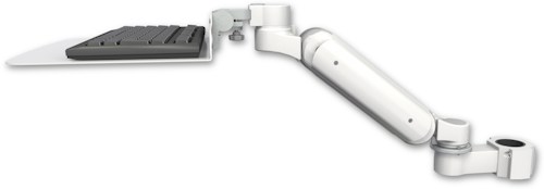 [UL180H-P17-KU12F] AccessMount™ Ultra 180 Heavy Duty Arm mount for a 1.75" pole with a 12" flat keyboard tray