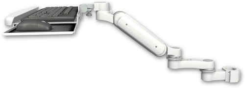 [UL180H-P2-KUB-AS1] AccessMount™ Ultra 180 Heavy Duty Arm mount for a 2" pole with a wrist-rest keyboard tray and an 6" arm