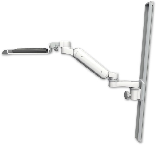 [UL180H-T36-KU12-AS1] AccessMount™ Ultra 180 Heavy Duty Arm mount on a 36" wall track slider with a 12" keyboard tray and an 6" arm