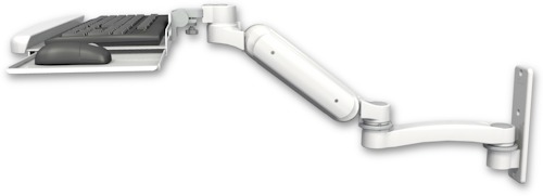 [UL180-W3-KUB-A1] AccessMount™ Ultra 180 Arm wall mount with a wrist-rest keyboard tray and an 11" arm
