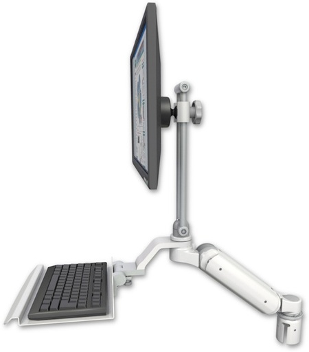[UL180EV7-R2-KU12] AccessMount™ Ultra 180 Arm with EV710 monitor mount mount for a 2" radius and a 12" keyboard tray