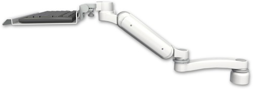 [UL180-D1-KU12-A1] AccessMount™ Ultra 180 Arm desk mount with a 1" riser, a 12" keyboard tray, and an 11" arm