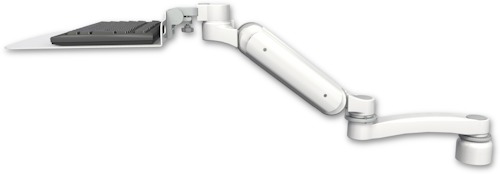 [UL180-D1-KU12F-A1] AccessMount™ Ultra 180 Arm desk mount with a 1" riser, a 12" flat keyboard tray, and an 11" arm