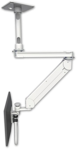 [T2EV-C8X12] AccessMount™ Titan Elite ErgoVision LCD mount w/ 20" T2 arm ceiling mount with a 12" ext