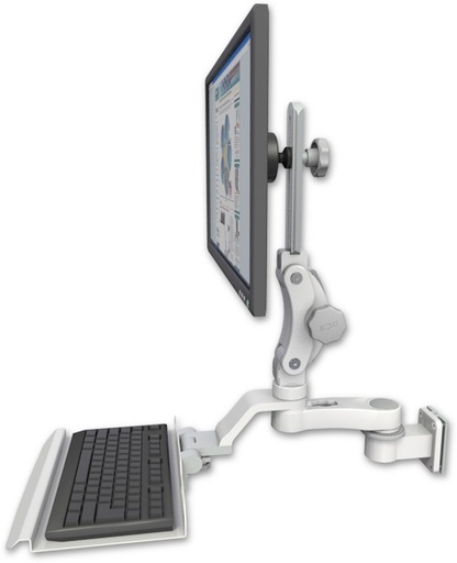 [UL550-W5-KU12-AS1] AccessMount™ Ultra 550 LCD 3.5" wall mount with a 12" keyboard tray and an 6" arm