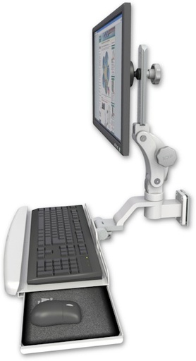 [UL550-W5-KUB] AccessMount™ Ultra 550 LCD 3.5" wall mount with a wrist-rest keyboard tray