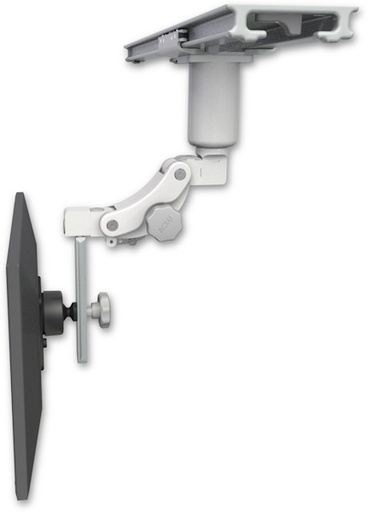 [UL550RAI-PS28-D3] AccessMount™ Right-Angled 550 Paralink LCD mount mount on a ProSlide 28" track slider with a 3" riser
