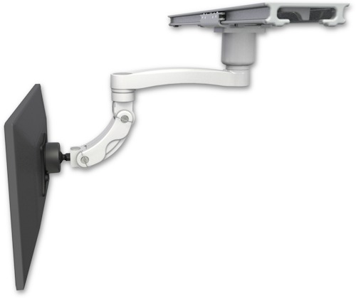 [UL560I-PS28-D1-A1] AccessMount™ Inverted Ultra 560 LCD mount on a ProSlide 28" track slider with a 1" riser and an 11" arm