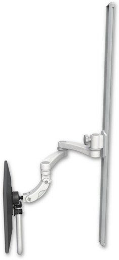 [UL560I-T50-A2] AccessMount™ Inverted Ultra 560 LCD mount on a 50" wall track slider with a 20" double-arm