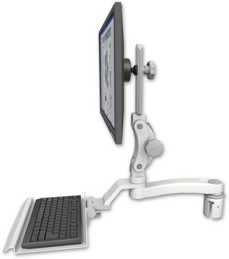 [UL550-R2-KU12-A1] AccessMount™ Ultra 550 LCD mount for a 2" radius with a paralink keyboard tray w/ wrist rest bend