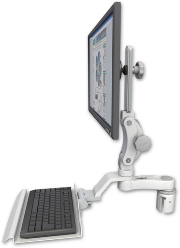 [UL550-R2-KU12-AS1] AccessMount™ Ultra 550 LCD mount for a 2" radius with a 12" keyboard tray and an 6" arm