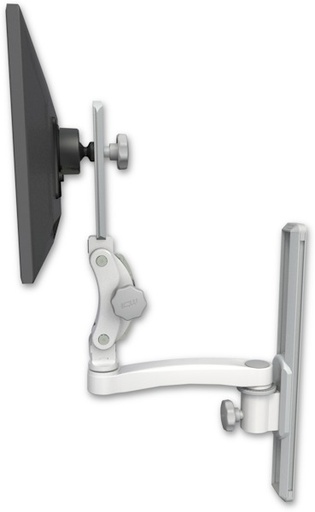 [UL550-T19-A1] AccessMount™ Ultra 550 LCD mount on a 19" wall track slider with an 11" arm