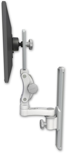 [UL550-T19-AS1] AccessMount™ Ultra 550 LCD mount on a 19" wall track slider with an 6" arm