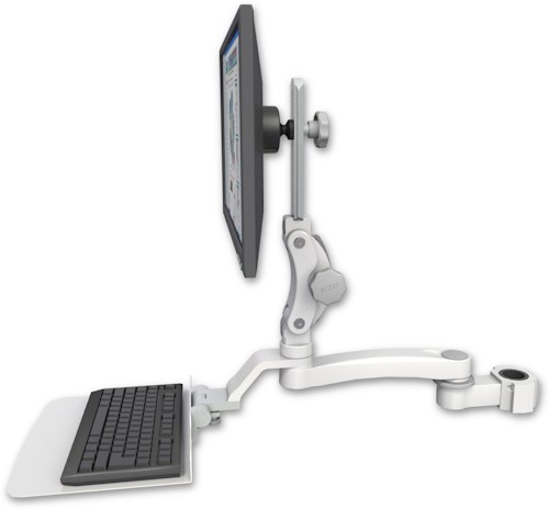 [UL550-P15-KU12F-A1] AccessMount™ Ultra 550 LCD mount for a 1.5" pole with a 12" flat keyboard tray and an 11" arm