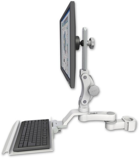 [UL550-P2-KU12-AS1] AccessMount™ Ultra 550 LCD mount for a 2" pole with a 12" keyboard tray and an 6" arm