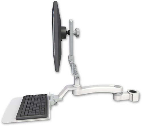 [UL510-P15-KU12F-A1] AccessMount™ Ultra 510 LCD mount for a 1.5" pole with a 12" flat keyboard tray and an 11" arm