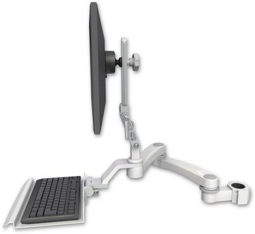[UL510-P17-KU12-A2] AccessMount™ Ultra 510 LCD mount for a 1.75" pole with a 12" keyboard tray and a 20" double-arm