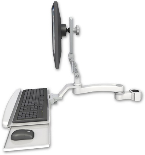 [UL510-P17-KUB-A1] AccessMount™ Ultra 510 LCD mount for a 1.75" pole with a wrist-rest keyboard tray and an 11" arm