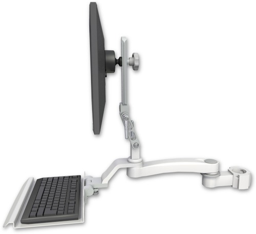 [UL510-P2-KU12-A1] AccessMount™ Ultra 510 LCD mount for a 2" pole with a 12" keyboard tray and an 11" arm