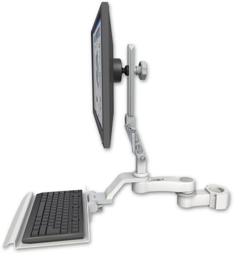 [UL510-P2-KU12-AS1] AccessMount™ Ultra 510 LCD mount for a 2" pole with a 12" keyboard tray and an 6" arm