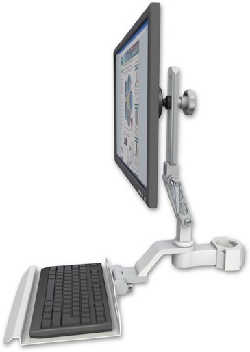 [UL510-P2-KU12] AccessMount™ Ultra 510 LCD mount for a 2" pole with a 12" keyboard tray