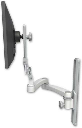 [UL510-T19-A2] AccessMount™ Ultra 510 LCD mount on a 19" wall track slider with a 20" double-arm