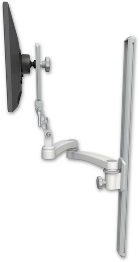 [UL510-T36-A2] AccessMount™ Ultra 510 LCD mount on a 36" wall track slider with a 20" double-arm