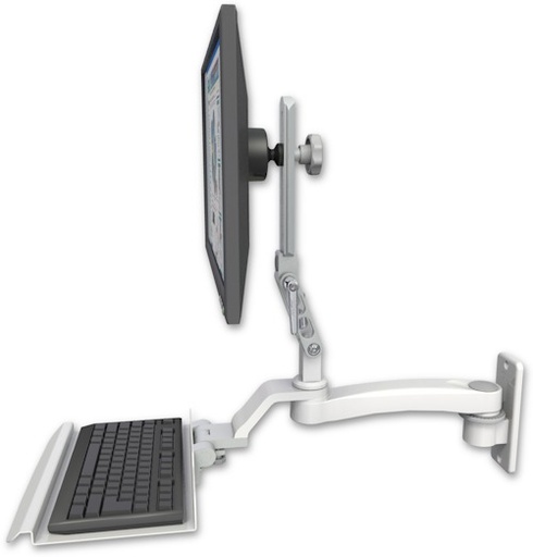[UL510-W2-KU12-A1] AccessMount™ Ultra 510 LCD wall mount with a 12" keyboard tray and an 11" arm