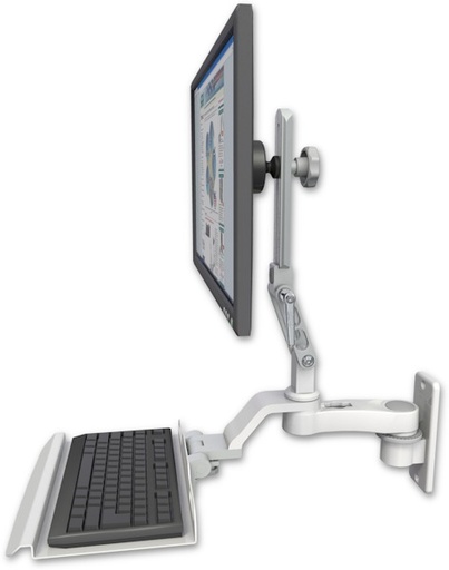 [UL510-W2-KU12-AS1] AccessMount™ Ultra 510 LCD wall mount with a 12" keyboard tray and an 6" arm