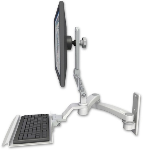 [UL510-W3-KU12-A2] AccessMount™ Ultra 510 LCD wall mount with a 12" keyboard tray and a 20" double-arm