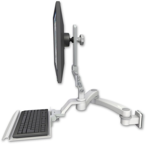 [UL510-W5-KU12-A2] AccessMount™ Ultra 510 LCD 3.5" wall mount with a 12" keyboard tray and a 20" double-arm