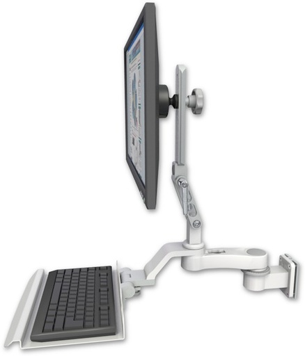 [UL510-W5-KU12-AS1] AccessMount™ Ultra 510 LCD 3.5" wall mount with a 12" keyboard tray and an 6" arm