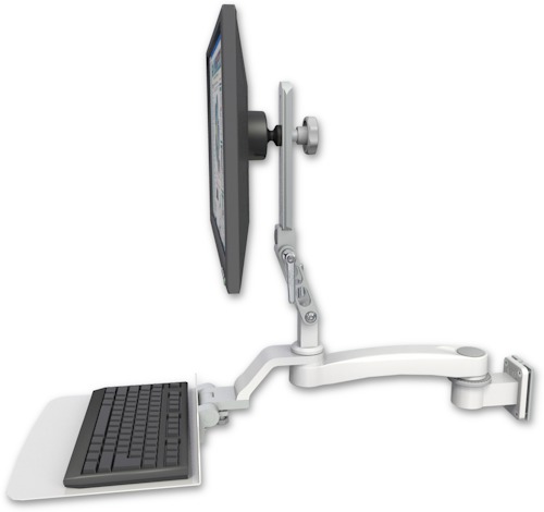[UL510-W5-KU12F-A1] AccessMount™ Ultra 510 LCD 3.5" wall mount with a 12" flat keyboard tray and an 11" arm