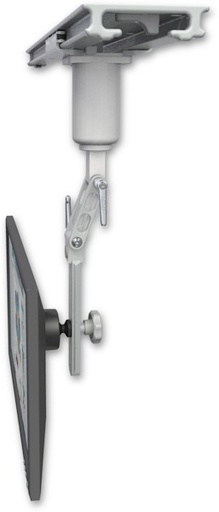 [UL510I-PS28-D3] AccessMount™ Inverted Ultra 510 LCD mount on a ProSlide 28" track slider with a 3" riser