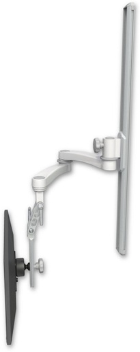 [UL510I-T36-A2] AccessMount™ Inverted Ultra 510 LCD mount on a 36" wall track slider with a 20" double-arm