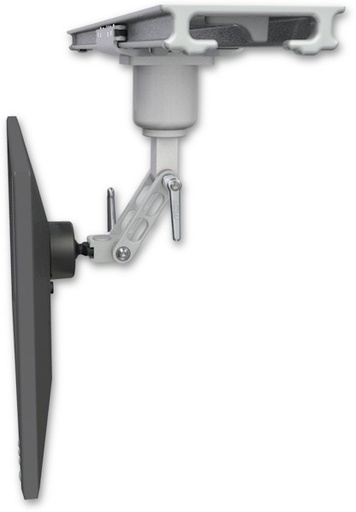 [UL500I-PS28-D1] AccessMount™ Inverted Ultra 500 LCD mount on a ProSlide 28" track slider with a 1" riser