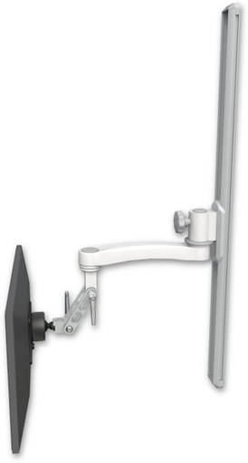 [UL500I-T36-A1] AccessMount™ Inverted Ultra 500 LCD mount on a 36" wall track slider with an 11" arm